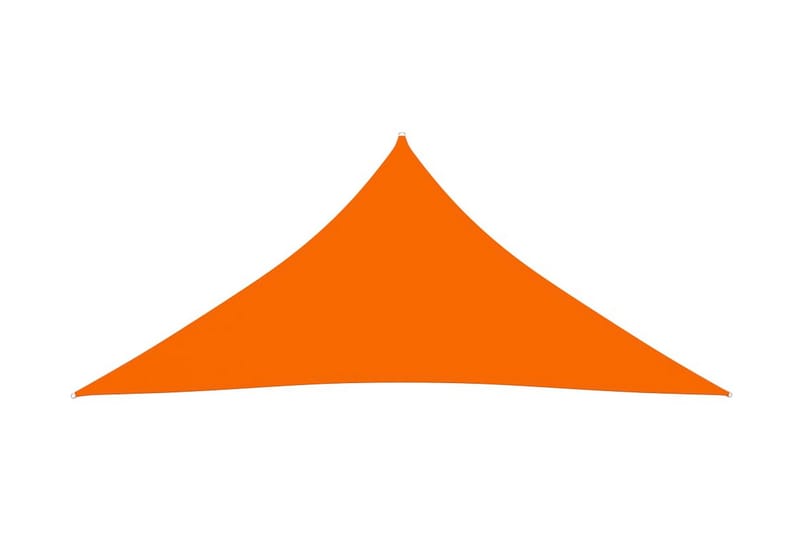 solsejl 4x4x4 m oxfordstof trekantet orange - Orange - Havemøbler - Solafskærmning - Solsejl