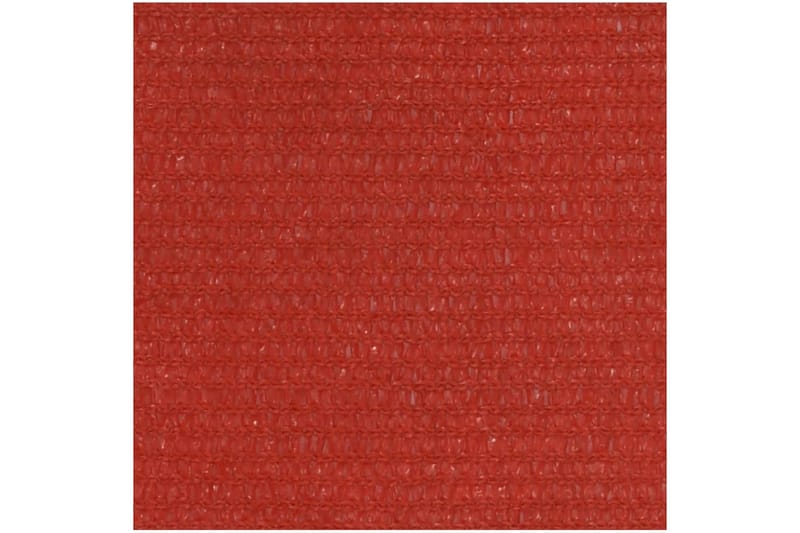 Solsejl 4x5x6,8 m 160 g/m² hdpe rød - Rød - Havemøbler - Solafskærmning - Solsejl