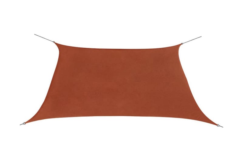 Solsejl Oxford-Stof Firkantet 3,6 X 3,6 M Terracotta - Orange - Havemøbler - Solafskærmning - Solsejl