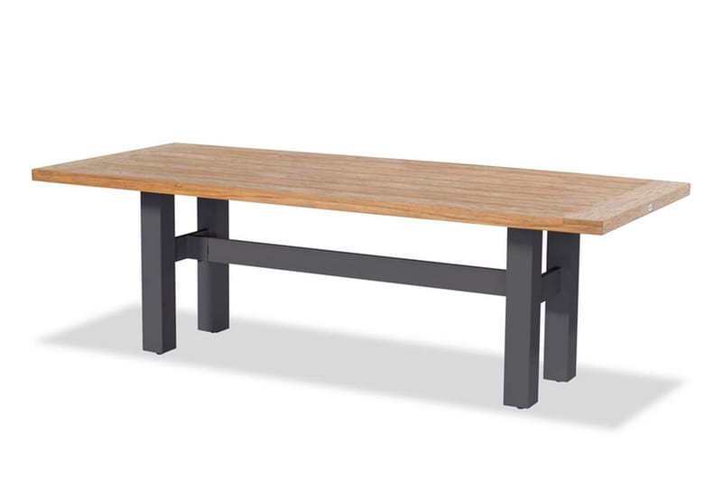 Yasmani Spisebordssæt 8 Stole - Sort/Natur - Havemøbler - Udendørsgruppe - Havesæt