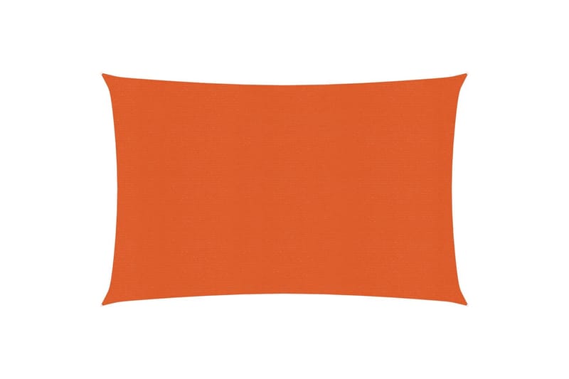 solsejl 2x3,5 m 160 g/m² HDPE orange - Orange - Havemøbler - Solafskærmning - Solsejl