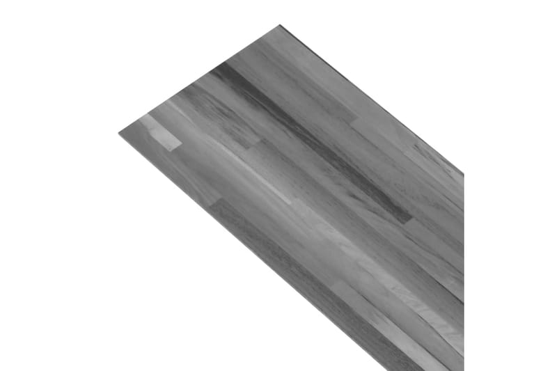 PVC-gulvbrædder 4,46 mÂ² 3 mm gråstribet - Grå - Hus & renovering - Byggeri - Gulv, væg & tag - Gulv - Vinylgulv & plastik gulv