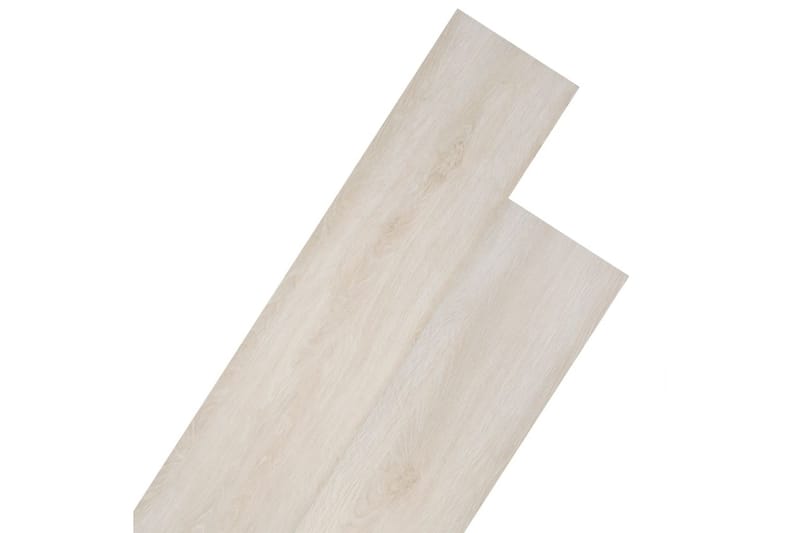 PVC-gulvbrædder 4,46 mÂ² 3 mm klassisk egetræ hvid - Brun - Hus & renovering - Byggeri - Gulv, væg & tag - Gulv - Gulvplader & plastikfliser
