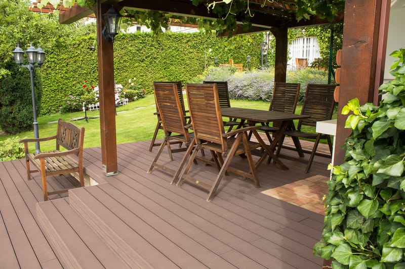 Premium Forest Palisander Brun - WoodPlastic - Havemøbler - Balkon - Balkongulv - Træflise balkon