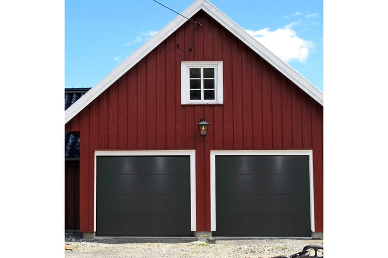 Garageport Tagskydedør 2500x2125mm - Hus & renovering - Garage & værksted - Garageporte - Garageport