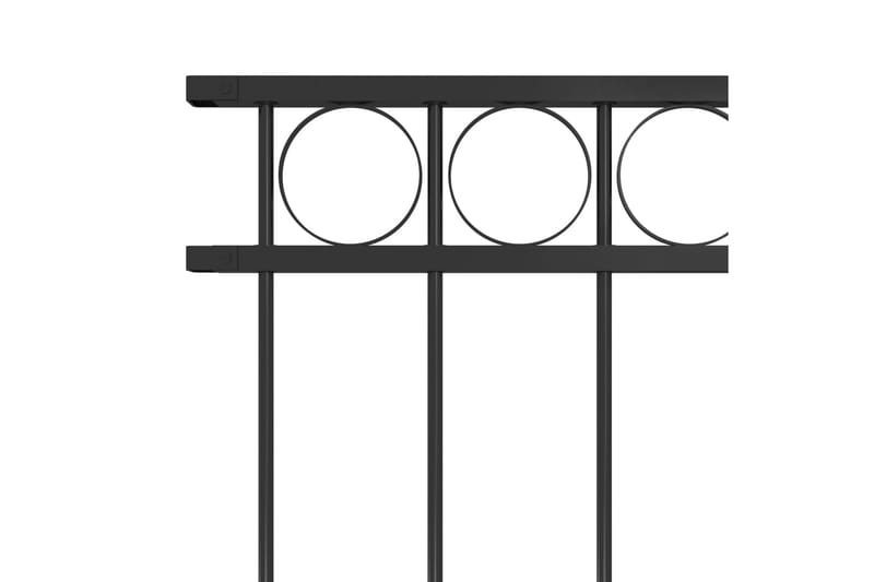 Hegnspanel 1,7x1,5 cm Stål Sort - Hus & renovering - Indsynsbeskyttelse & indhegning - Stakit - Smedejernshegn & jernstakit