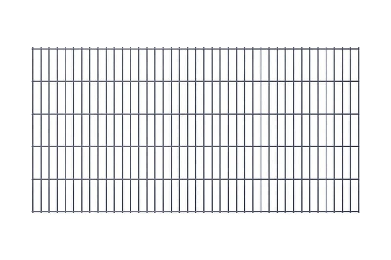 2D panel til havehegn, 2008x1030 mm, Grå - Grå - Hus & renovering - Indsynsbeskyttelse & indhegning - Stakit - Stakitstolper