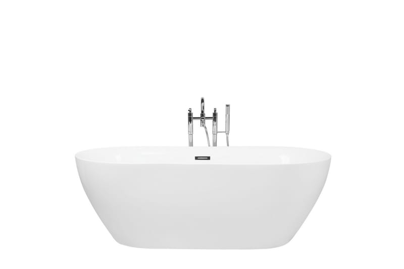 Badekar fritstående 180 cm hvid CARRERA - Hvid - Hus & renovering - Køkken & bad - Badeværelse - Badekar - Fritstående badekar