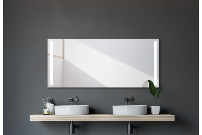 Allejaure Spejl 160x70 cm - Sølv - Hus & renovering - Køkken & bad - Badeværelse - Badeværelsesmøbler - Badeværelsesspejl
