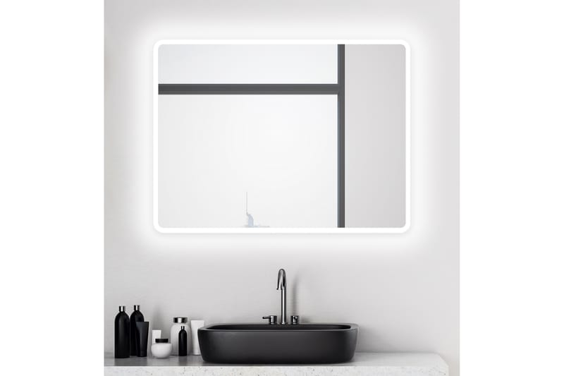 Dalkarl Spejl 80x60 cm - Sølv - Hus & renovering - Køkken & bad - Badeværelse - Badeværelsesmøbler - Badeværelsesspejl