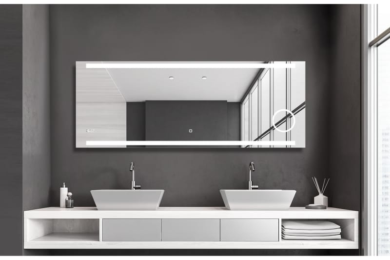 Kolerud Spejl 160x60 cm - Sølv - Hus & renovering - Køkken & bad - Badeværelse - Badeværelsesmøbler - Badeværelsesspejl