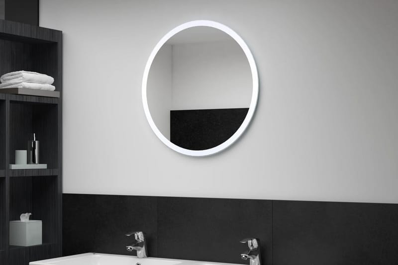 vægspejl med LED til badeværelset 60 cm - Sølv - Hus & renovering - Køkken & bad - Badeværelse - Badeværelsesmøbler - Badeværelsesspejl