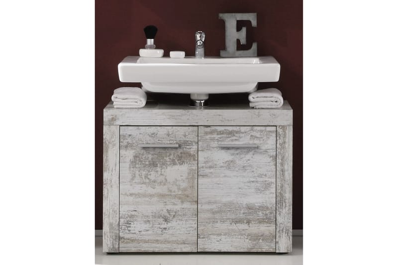Cornell Møbelpakke XL 3 Dele - Vintage Hvid - Hus & renovering - Køkken & bad - Badeværelse - Håndvaske - Enkelt håndvask