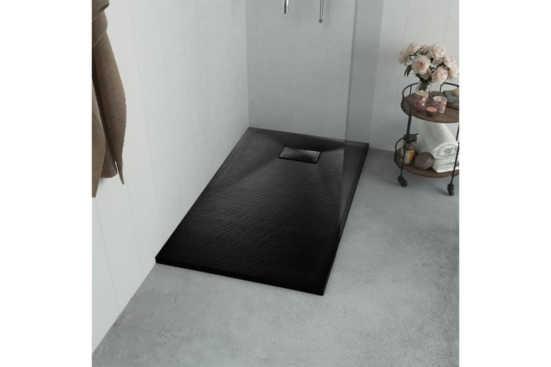 brusekar SMC 100 x 80 cm sort - Sort - Hus & renovering - Køkken & bad - Badeværelse - Badeværelsestilbehør - Øvrige badeværelsestilbehør