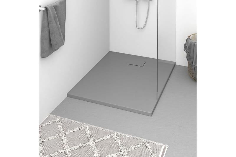 brusekar SMC 100x80 cm grå - Grå - Hus & renovering - Køkken & bad - Badeværelse - Badeværelsestilbehør - Øvrige badeværelsestilbehør