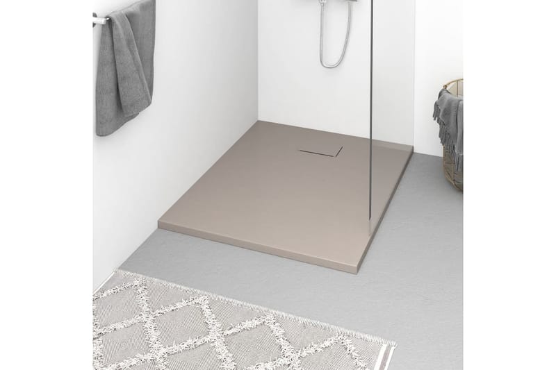 brusekar SMC 100x80 cm sort - Brun - Hus & renovering - Køkken & bad - Badeværelse - Badeværelsestilbehør - Øvrige badeværelsestilbehør