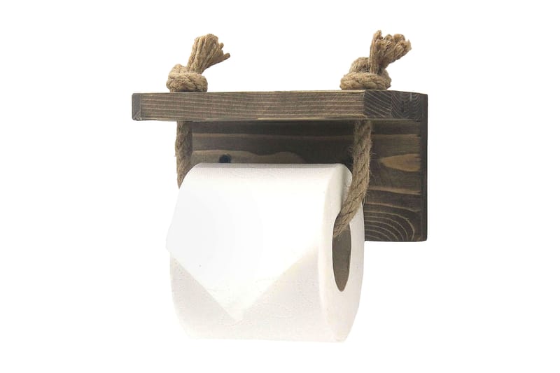 Caponetto Toiletpapirsholder 17 cm - Valnød - Hus & renovering - Køkken & bad - Badeværelse - Badeværelsestilbehør - Toiletrulleholder