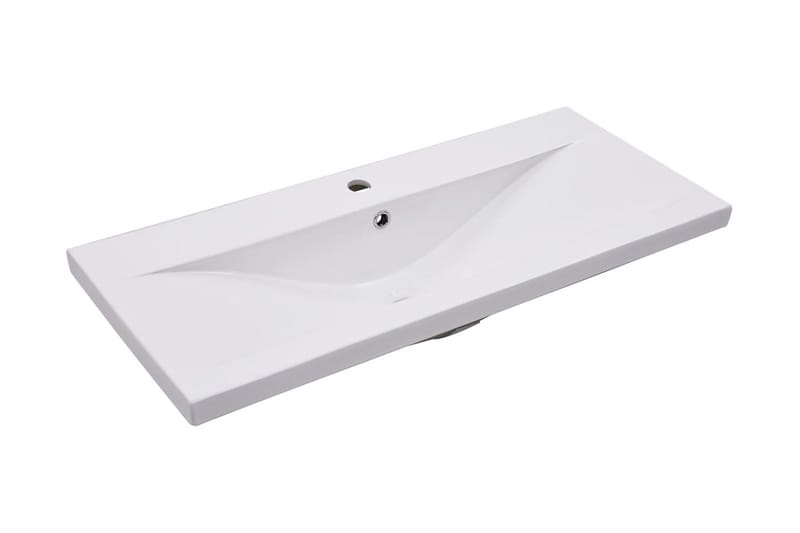 indbygget håndvask 91x39,5x18,5 cm keramisk hvid - Hvid - Boligtilbehør - Pejse - Pejs uden skorsten - Biopejse