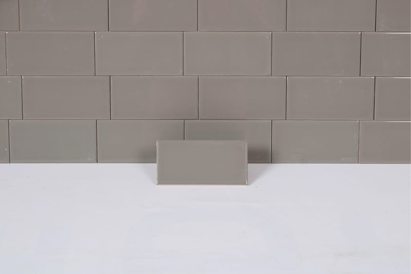 Flise Plan Grey 7,5X15 - Hus & renovering - Køkken & bad - Badeværelse - Vådrumsvæg - Kakkel badeværelse