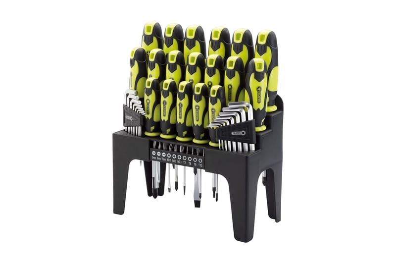 Draper Tools skruetrækker-, unbrakonøgle- og bitssæt 44 dele - Hus & renovering - Værktøj & maskiner - Elværktøj - Boremaskine - Bore skruemaskine