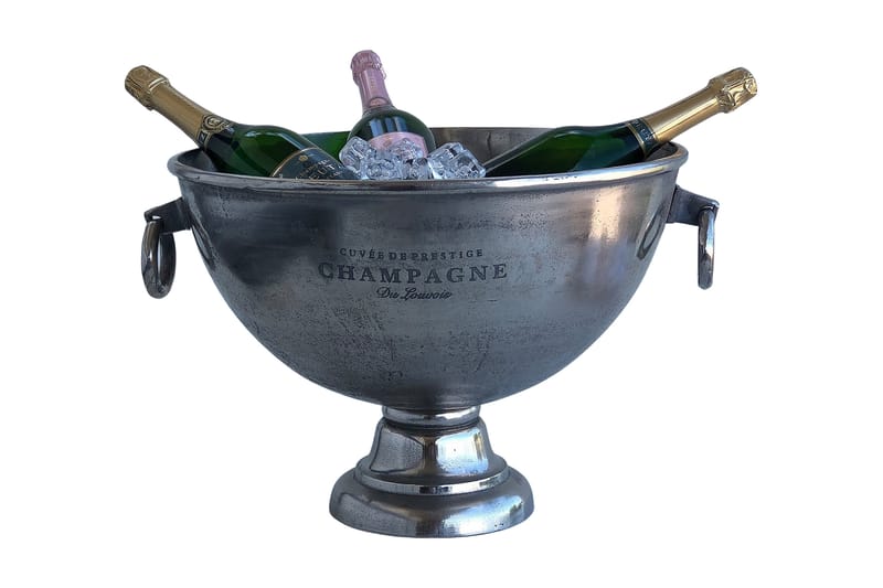Champagnekøler 46x52 cm Antik Sølv - AG Home - Husholdning - Bar & vin - Vintilbehør - Champagneskål & champagnespand