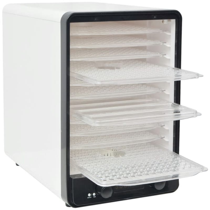 Fødevaredehydrator Med 10 Bakker 550 W Hvid - Hvid - Husholdning - Køkkenmaskiner - Øvrige køkkenmaskiner - Tørreskab til mad