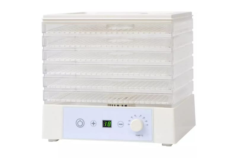 Fødevaredehydrator Med 6 Bakker 250 W Hvid - Hvid - Husholdning - Køkkenmaskiner - Øvrige køkkenmaskiner - Tørreskab til mad