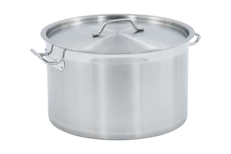suppegryde 44 l 45 x 28 cm rustfrit stål - Sølv - Husholdning - Madlavning & Bagning - Gryder og kasseroller - Kaseroller
