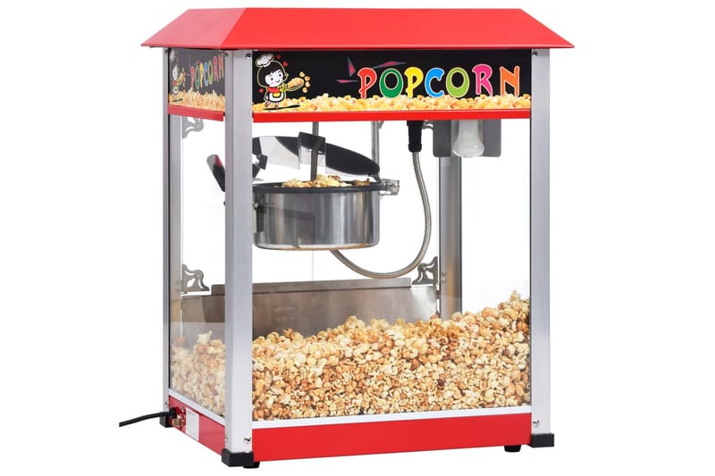 Popcornmaskine Med Teflongryde 1400 W - Husholdning - Madlavning & Bagning - Køkkenudstyr