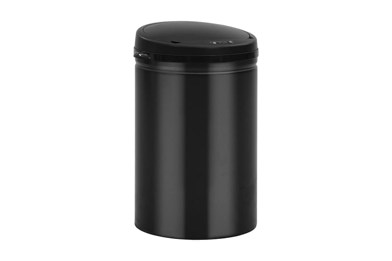 affaldsspand med sensor 30 l kulstofstål sort - Sort - Husholdning - Rengøring & tøjpleje - Affaldssortering & affaldshåndtering - Skraldespand & affaldsbeholder
