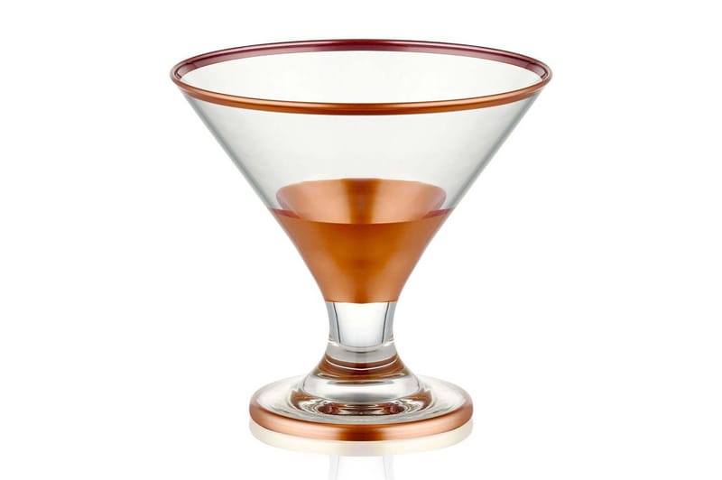 Glassæt 6 stk - Rose guld - Husholdning - Servering & opdækning - Glas - Cocktailglas