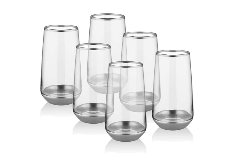 Vandglas - Sølv - Husholdning - Servering & opdækning - Glas