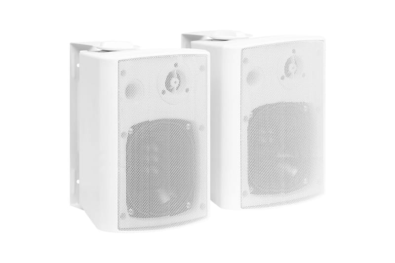 Væghængte Stereohøjttalere 2 Stk. Indendørs/Udendørs 100 W - Hvid - Husholdning - Smarte hjem - Højttaler