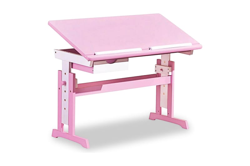 Dreyfus Skrivebord til børn - Lyserød/Hvid - Møbler - Børnemøbler - Børneborde - Skrivebord børn