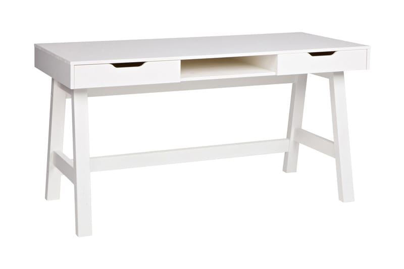 Nikki Skrivebord 140 cm - Hvid Fyrretræ - Møbler - Børnemøbler - Børneborde - Skrivebord børn
