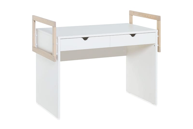 Stige Skrivebord 120 cm Hvid/Træ/Natur - VOX - Møbler - Børnemøbler - Børneborde - Skrivebord børn