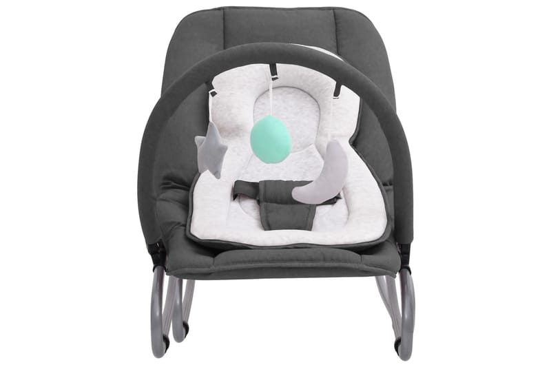 skråstol til baby stål antracitgrå - Antracit - Møbler - Børnemøbler - Børnestol - Lænestol til børn