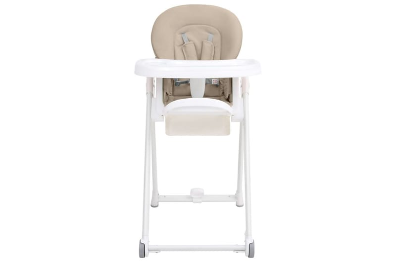 højstol aluminium beige - Beige - Møbler - Børnemøbler - Børnestol - Spisestol til børn