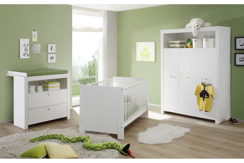 Garrity møbelsæt til børneværelse - Hvid - Møbler - Børnemøbler - Opbevaring børneværelse