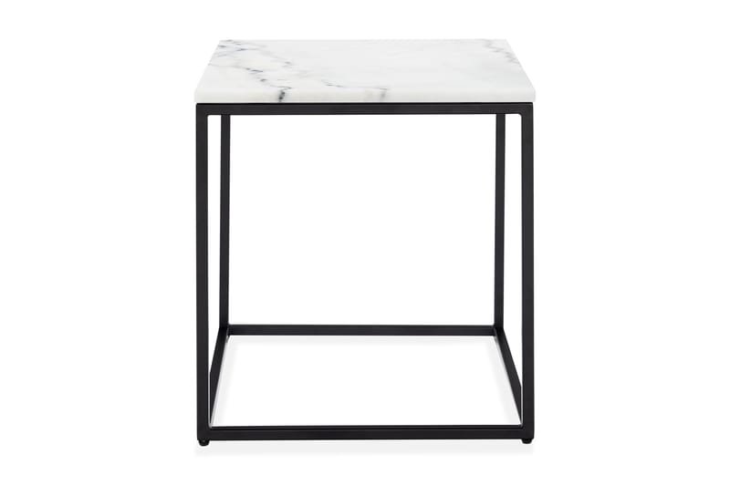 Carrie Sidebord 45 cm Marmor - Hvid/Sort - Møbler - Borde - Side borde & aflastningsbord - Konsolbord