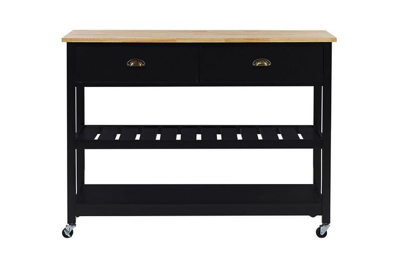 Shawano Serveringsbord 120 cm - Sort - Møbler - Borde - Aflastningsbord & sidebord - Bakkebord & små borde