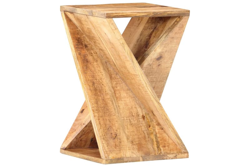 sidebord 35 x 35 x 55 cm massivt mangotræ - Brun - Møbler - Borde - Aflastningsbord - Bakkebord & små borde