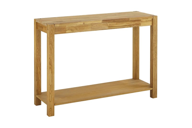 Demottte Konsolbord 120 cm med Opbevaring Hylde - Egefinér - Møbler - Borde - Aflastningsbord & sidebord - Konsolbord