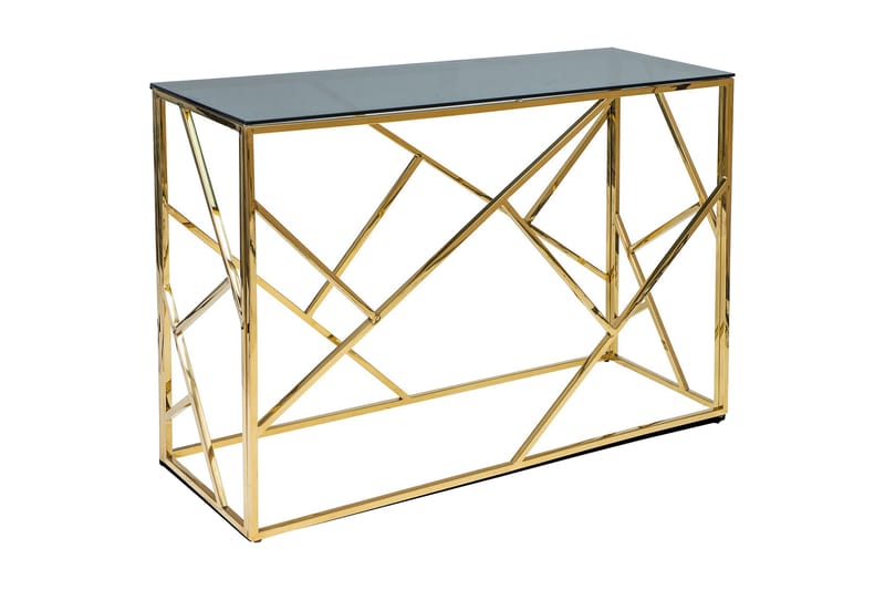 Escadan Konsolbord 120 cm - Glas/Guld - Møbler - Borde - Side borde & aflastningsbord - Konsolbord