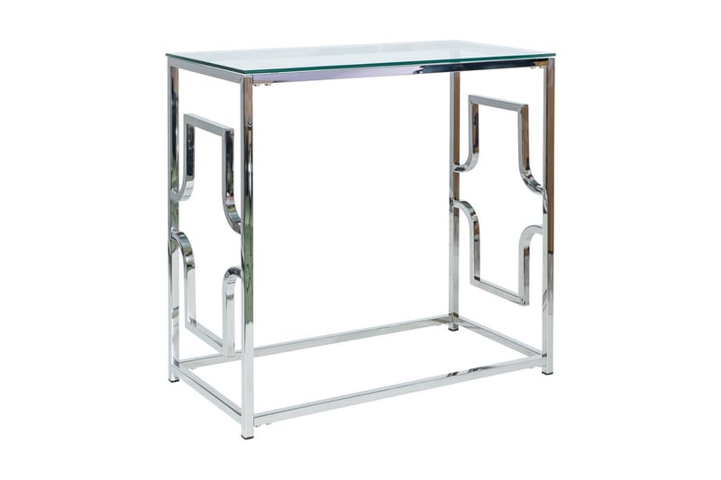 Humedal Konsolbord 80 cm - Glas/Sølv - Møbler - Borde - Side borde & aflastningsbord - Konsolbord