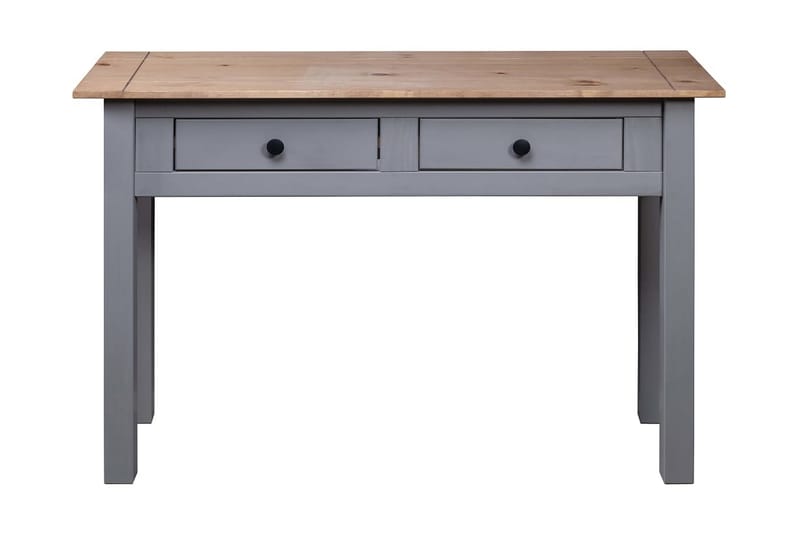 Konsolbord 100 x 40 x 73 cm massivt fyrretræ Panama grå - Grå - Møbler - Borde - Side borde & aflastningsbord - Entrébord
