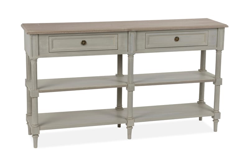 Konsolbord 140 cm - Grå / hvid - Møbler - Borde - Side borde & aflastningsbord - Konsolbord