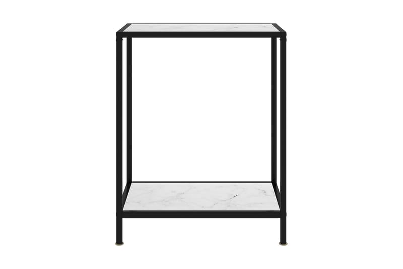 Konsolbord 60x35x75 cm hærdet glas hvid - Hvid - Møbler - Borde - Aflastningsbord & sidebord - Konsolbord