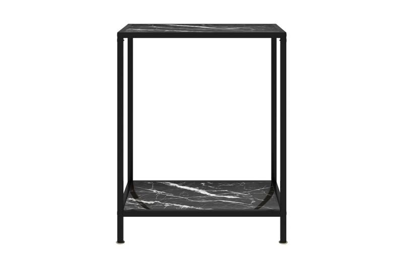 Konsolbord 60x35x75 cm hærdet glas sort - Sort - Møbler - Borde - Aflastningsbord & sidebord - Konsolbord