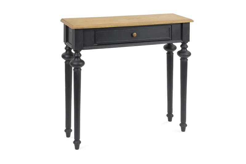 Konsolbord 80 cm - Sort / Træ / Natur - Møbler - Borde - Side borde & aflastningsbord - Konsolbord